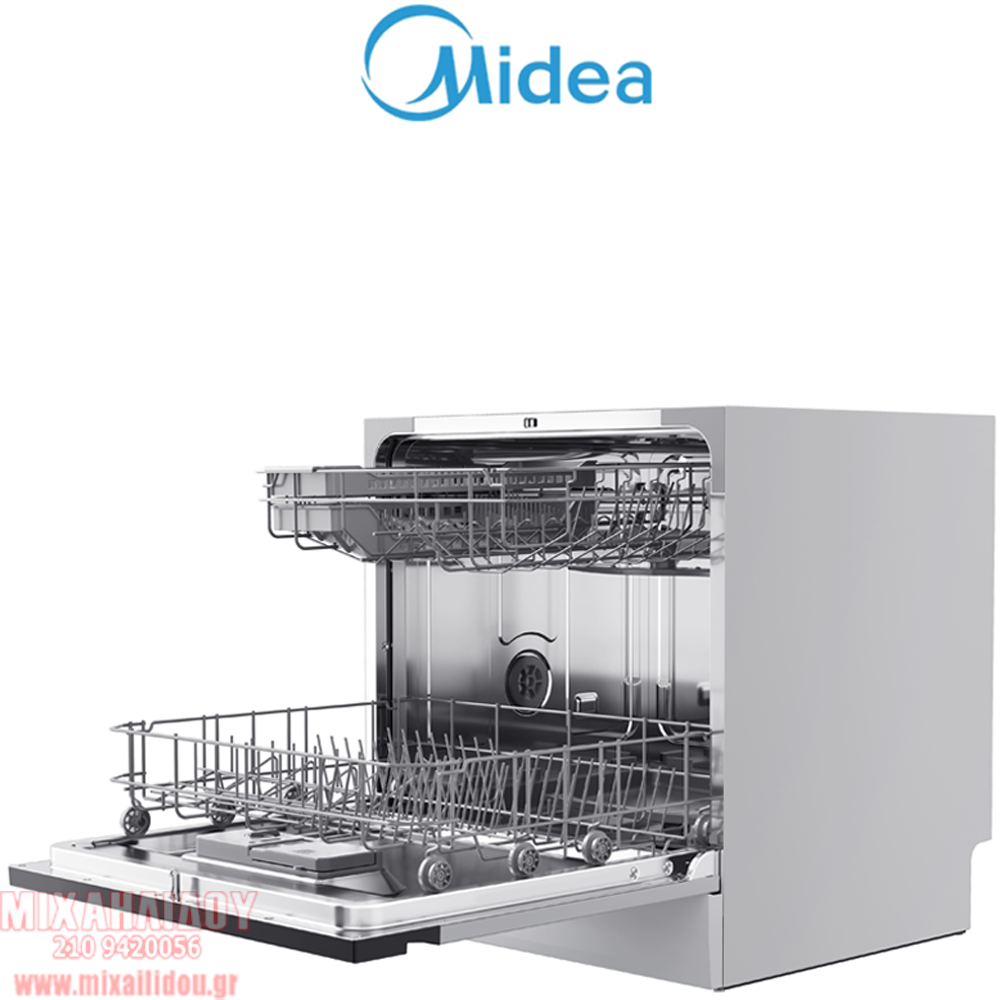 ΠΛΥΝΤΗΡΙΟ ΠΙΑΤΩΝ ΑΝΩ ΠΑΓΚΟΥ MIDEA MDWTT0802MS-WF ΙΝΟΧ